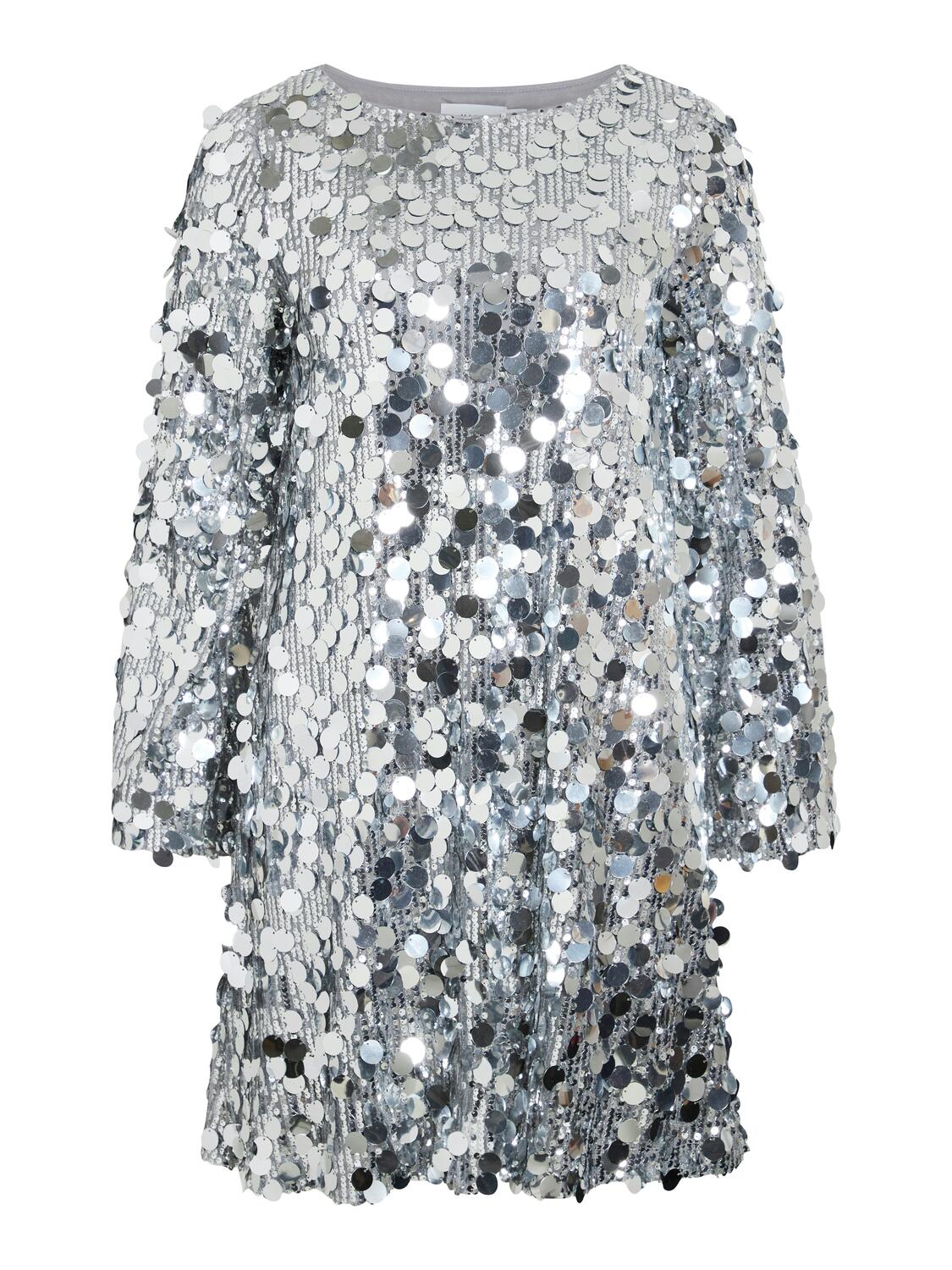 Vichaya Boatneck kjole - sølvfarvet